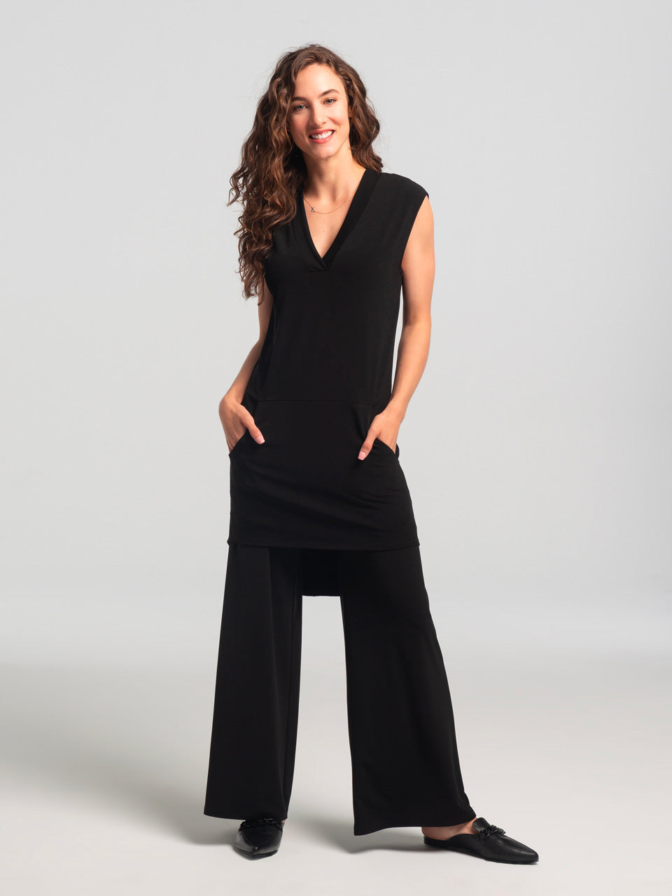 Robe Morticia / Noir PE25