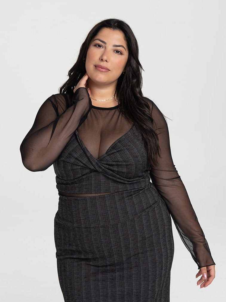 Kollontai Chandail Landon noir fait à Montréal