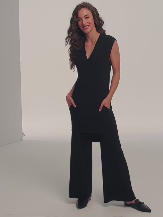 Robe Morticia / Noir  PE25